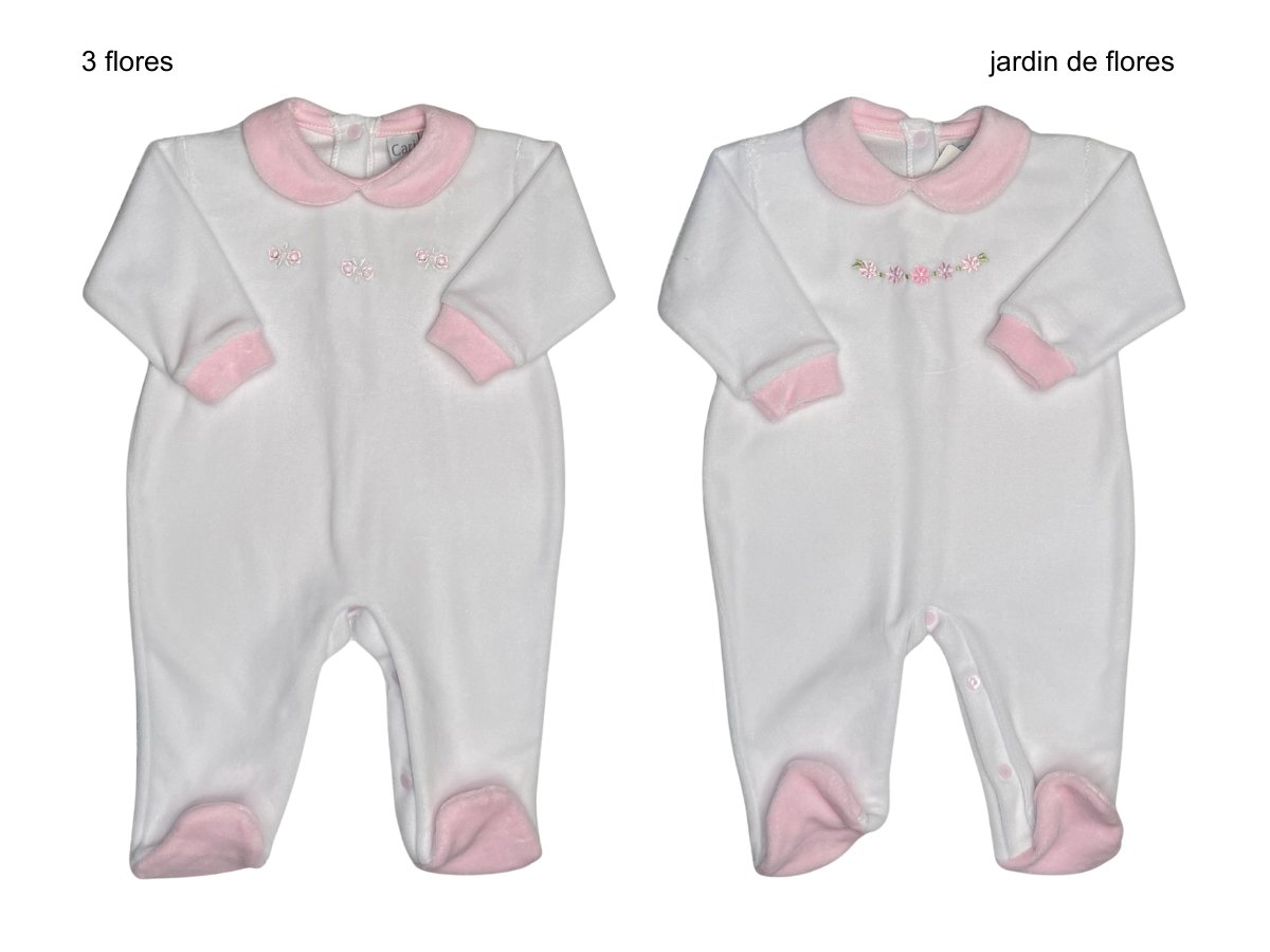 Art. i743 3 flores y jardin de flores rosa