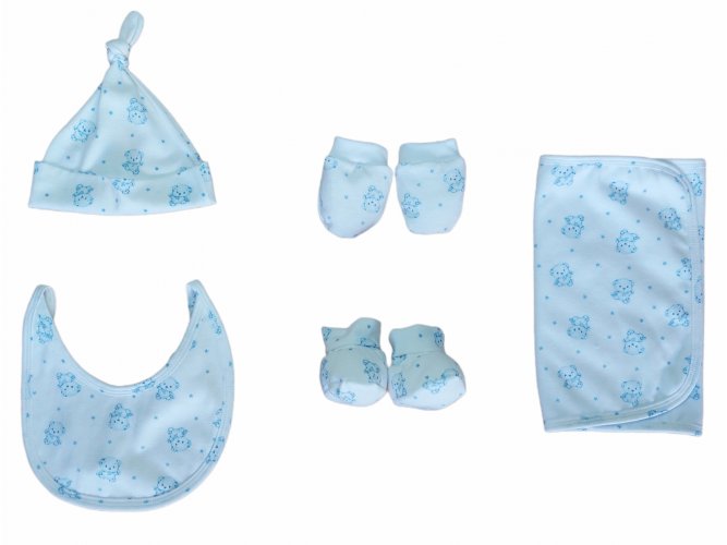 Accesorios oso celeste Interlock